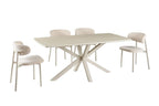 Table à manger NOAH avec six chaises assorties
