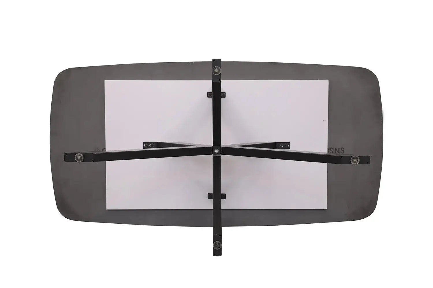 Table à manger ovale en pierre APOLLINA Gris - 180 x 90 cm - ROUSSEAU chez TIKAYLA