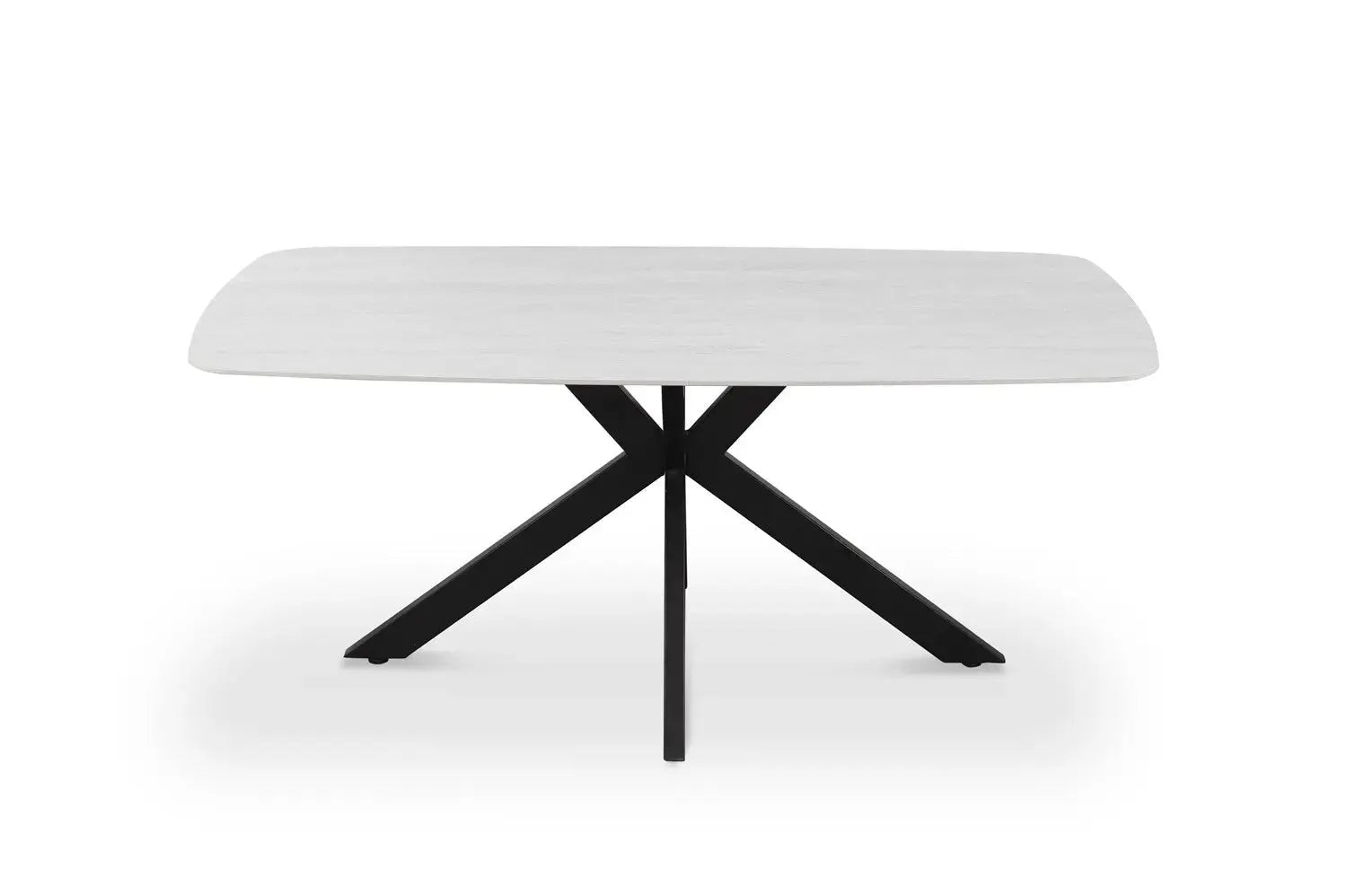 Table à manger ovale en pierre APOLLINA Baroque Gris - 180 x 90 cm - ROUSSEAU chez TIKAYLA