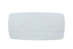 Table à manger ovale en pierre APOLLINA Baroque Gris - 180 x 90 cm - ROUSSEAU chez TIKAYLA