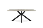Table à manger ovale en pierre APOLLINA Shakespear Beige - 180 x 90 cm - ROUSSEAU chez TIKAYLA