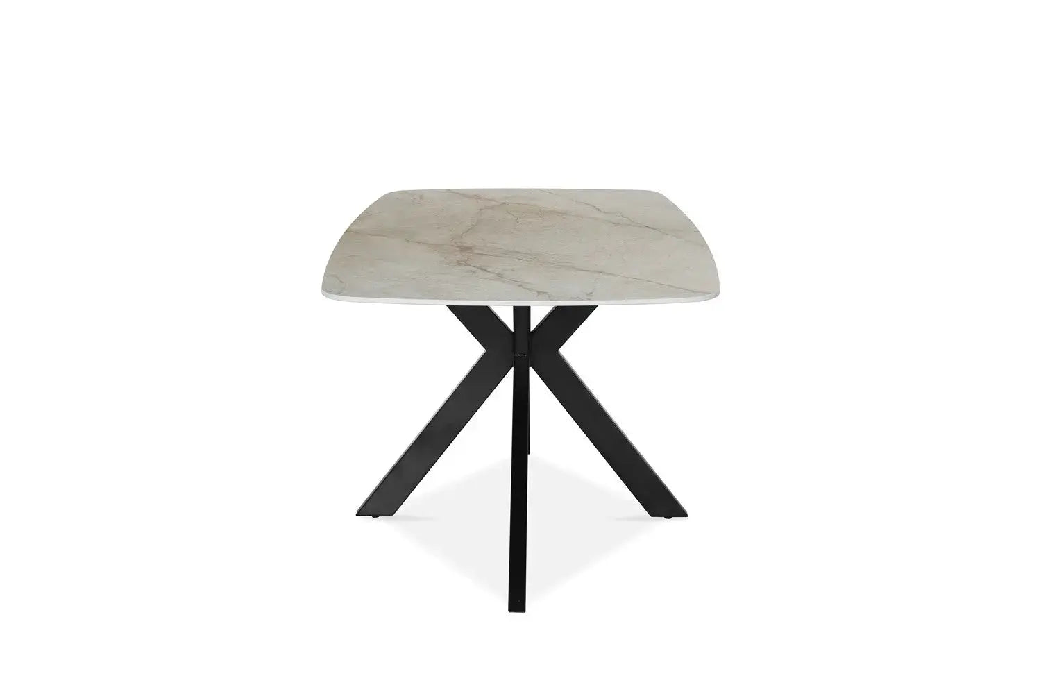 Table à manger ovale en pierre APOLLINA Shakespear Beige - 180 x 90 cm - ROUSSEAU chez TIKAYLA