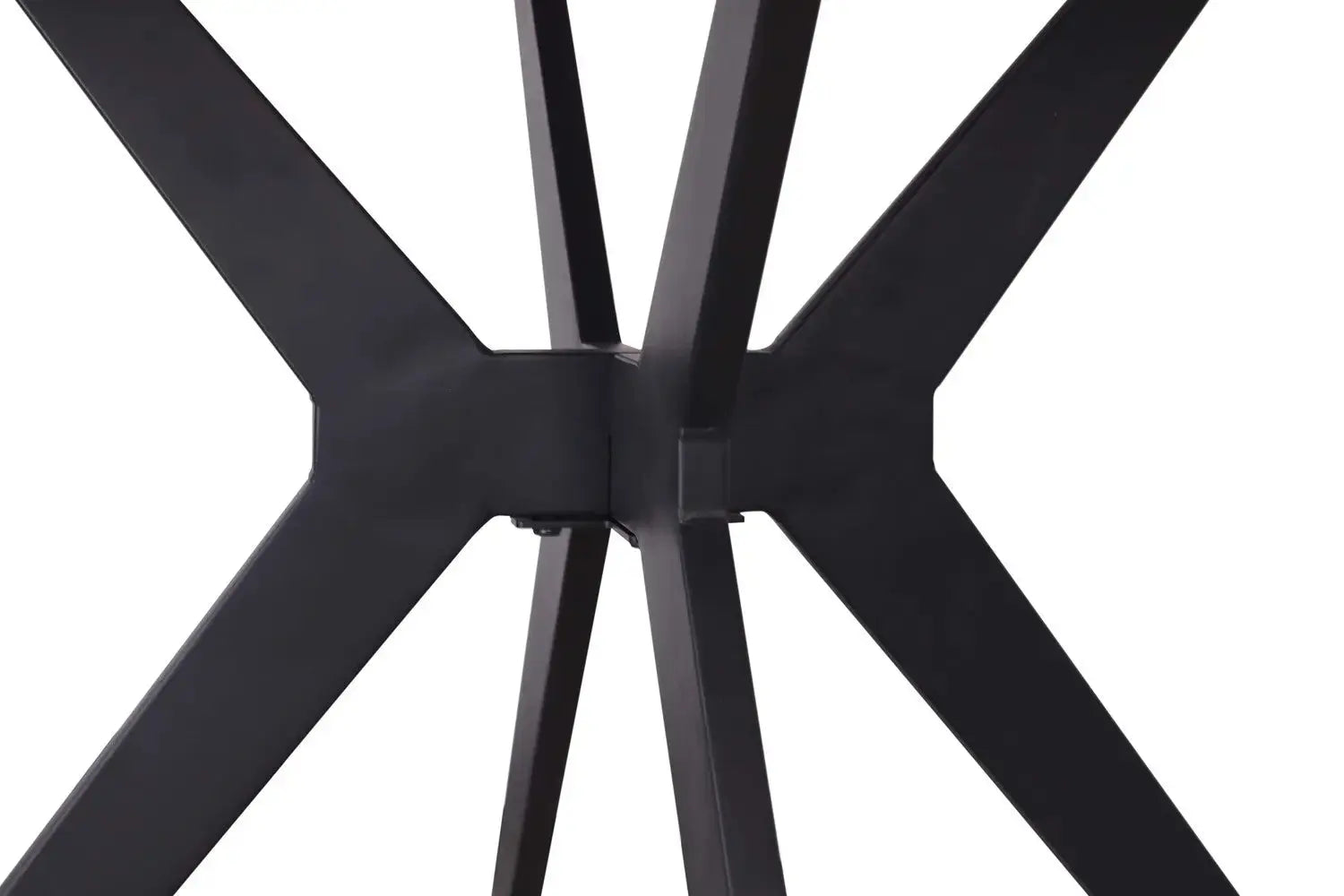 Table à manger ronde en pierre brillante APOLLINA Snow Blanc - 110 cm - ROUSSEAU chez TIKAYLA
