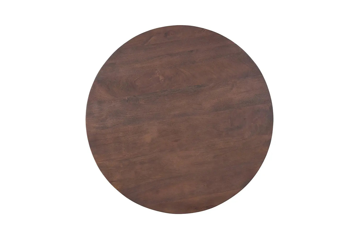 Table à manger Ronde TOMI en Bois de Manguier Brun - 130 cm ROUSSEAU