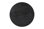 Table à manger ronde TOMI en bois de manguier noir - 130 cm chez TIKAYLA