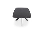 Table basse ovale en pierre APOLLINA Noir - 130 x 70 cm - ROUSSEAU chez TIKAYLA