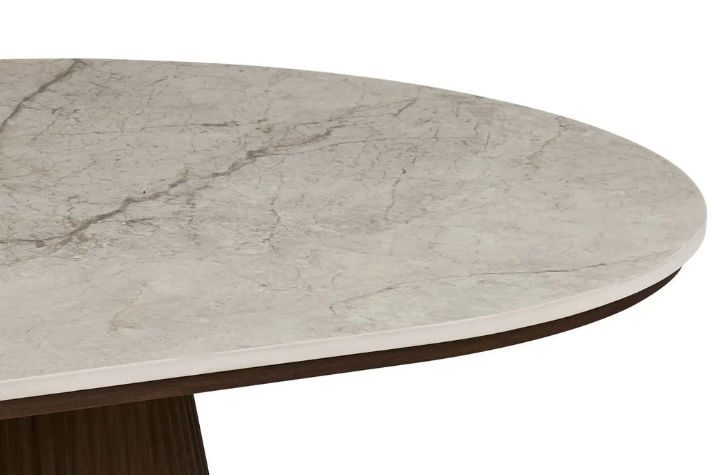 Table basse VEKO 120 cm - vue lifestyle salon contemporain