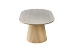 Table basse VEKO 120 cm Chêne Naturel - vue lifestyle salon contemporain