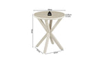 Schéma coté de la table d'appoint NOAH Ø 50 x 55 cm
