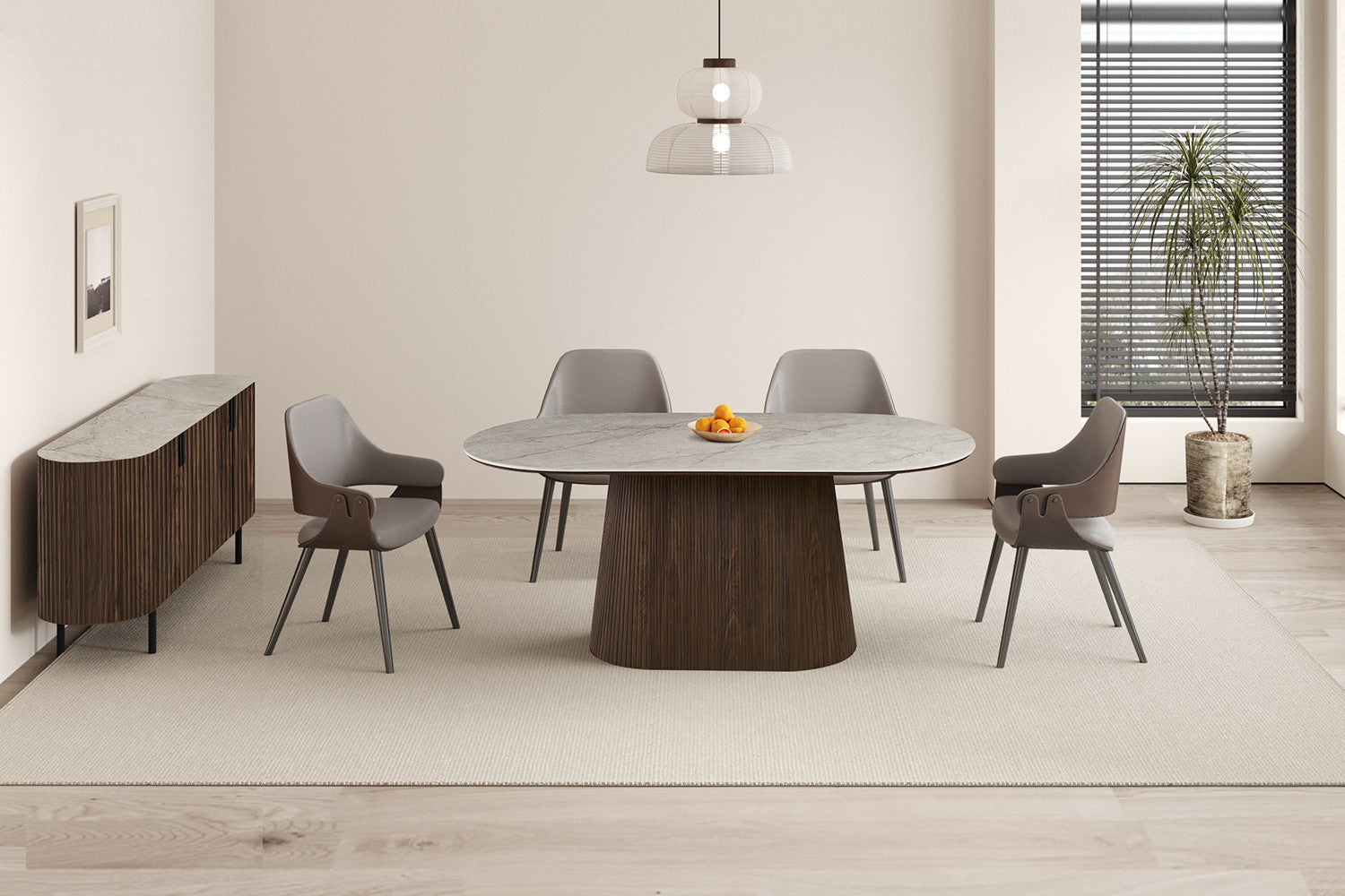 Table VEKO 180 cm - vue collection complète Vigo