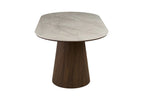 Table VEKO 180 cm Ovale - vue lifestyle salle à manger contemporaine