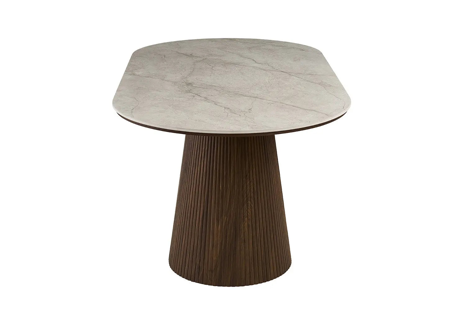 Table VEKO 180 cm Ovale - vue lifestyle salle à manger contemporaine