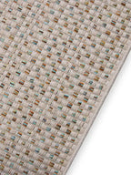 Tapis d'Intérieur et d'Extérieur en Polypropylène AGRA Crème / Bleu BENUTA