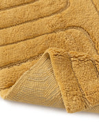 Tapis de bain 100% Coton tufté à la main DAN Jaune BENUTA