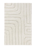 Tapis de bain tufté à la main DAN Crème BENUTA