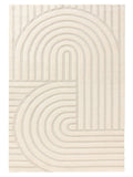 Tapis tissé à la machine EVE Beige BENUTA