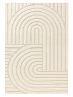 Tapis tissé à la machine EVE Beige BENUTA
