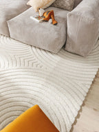 Tapis tissé à la machine EVE Crème BENUTA