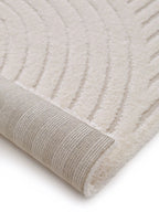 Tapis tissé à la machine EVE Crème BENUTA