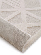 Tapis tissé à la machine EVE Crème BENUTA