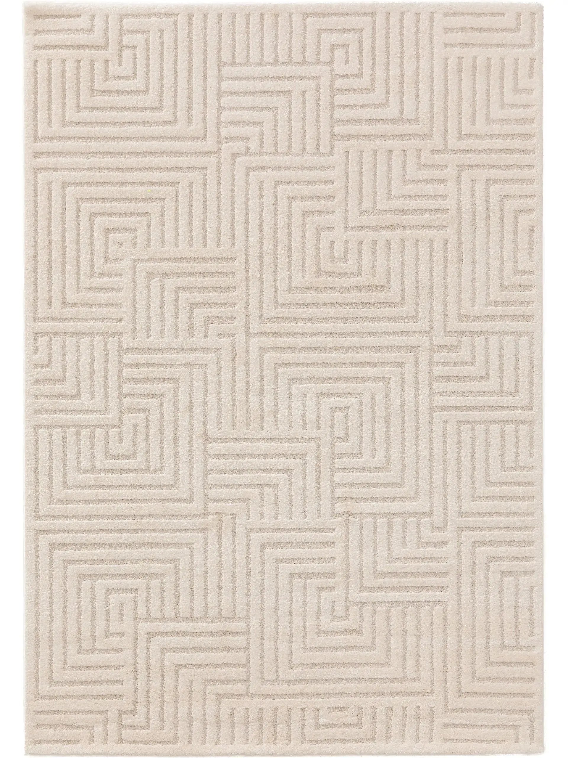 Tapis tissé à la machine EVE Crème BENUTA