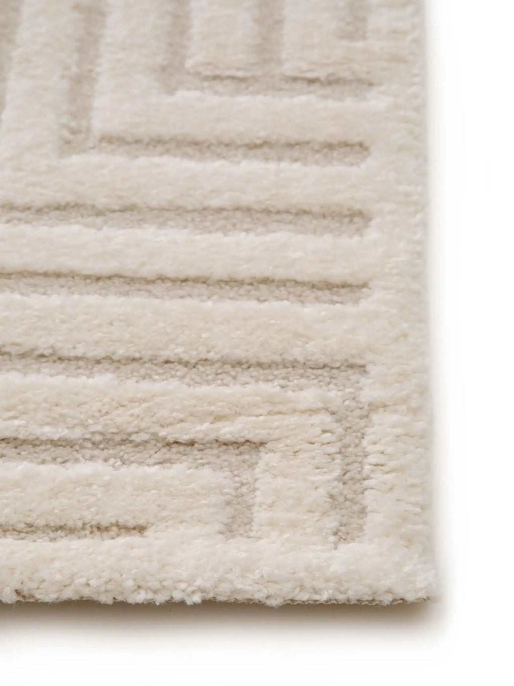 Tapis tissé à la machine EVE Crème BENUTA