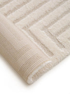 Tapis tissé à la machine EVE Crème BENUTA