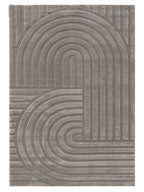Tapis tissé à la machine EVE Gris BENUTA