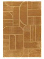 Tapis tissé à la machine EVE Jaune BENUTA