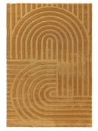 Tapis tissé à la machine EVE Jaune BENUTA
