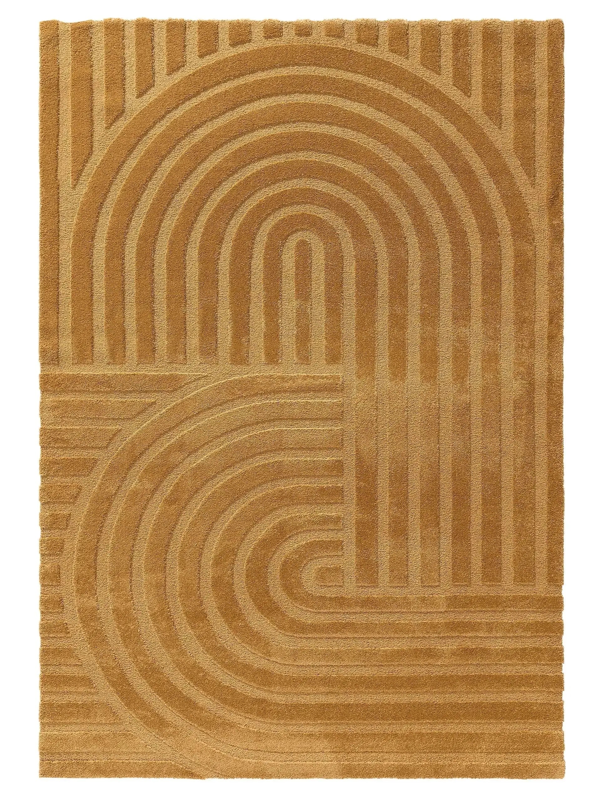 Tapis tissé à la machine EVE Jaune BENUTA
